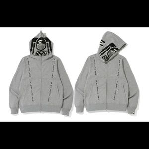 BAPE HUNTING FULL ZIP HOODIE MENS